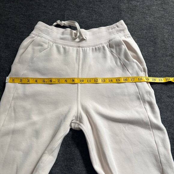 LULULEMON SCUBA JOGGER RELAXED HIGH -RISE WHITE OPAL WOMEN SIZE 6 - Picture 12 of 15